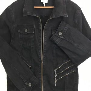 Black fashion jean jacket